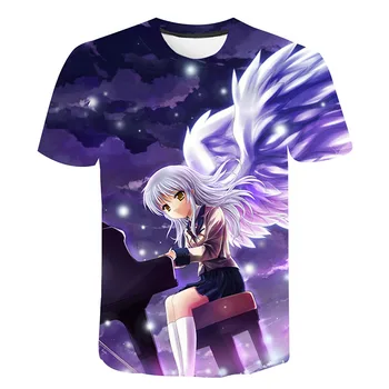 

2020 New Summer Style Anime Angel Bat T-Shirt Men Women Kids Cool Tops Boy Girl 3D T-Shirt Fashion Casual T-Shirts Cool T-Shirt
