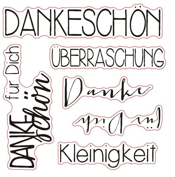 German Clear Stamp Or stamp for DIY Scrapbooking/Card Making/Kids Fun Decoration Supplies A249