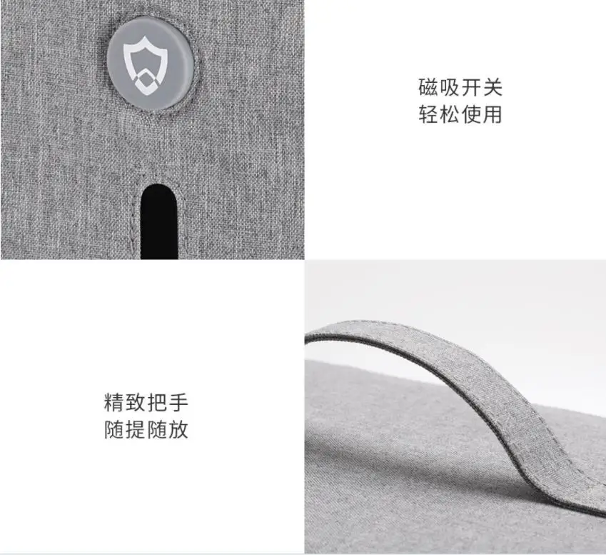 Xiaomi mijia коробка для дезодорирования Светодиодный УФ Портативный свет отрицательная ионная стерилизация коробка сумка для хранения чехол для путешествий на открытом воздухе 8 Вт