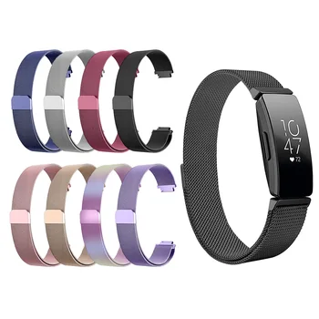 

For Fitbit Inspire HR/Ace2 Band Replacement Magnetic Closure Stainless Steel Strap Bracelet Betl For Fitbit Inspire Lightweight