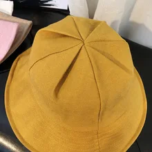 Детская шляпа в рыбацком стиле в Корейском стиле; модная повседневная однотонная шляпа с козырьком в японском стиле; летняя художественная шляпа с большими полями для отдыха