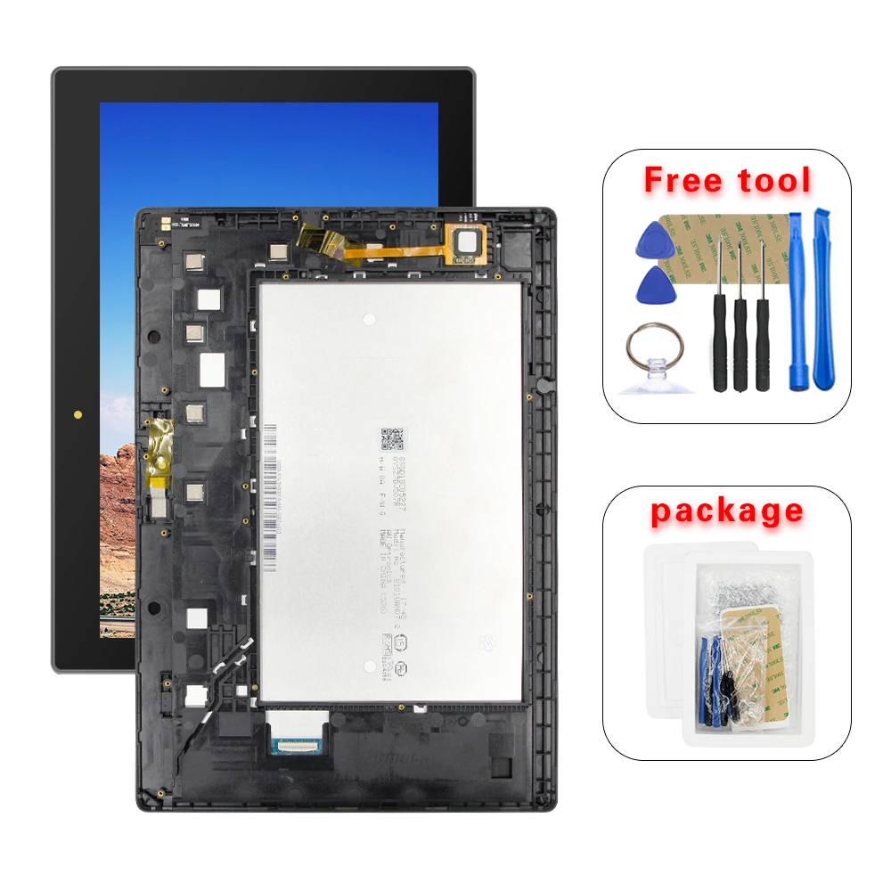 For Lenovo Tab 3 10 Plus TB-X103 TB3-X70F Touch Screen Digitizer LCD Display