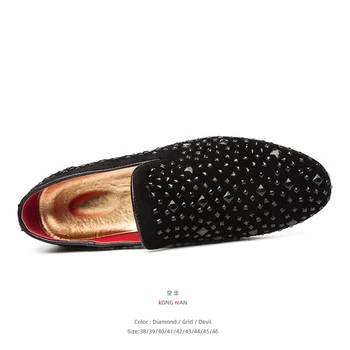 

Spring Autumn fashion men's slip-on leather shoes daily outdoor men black pointed casual shoes adult men solid concise men shoes