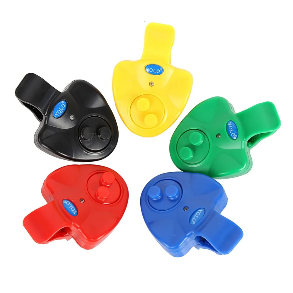 

1pc Universal Fishing Alarm Electronic Fish Bite Alarm Finder Sound Alert LED Light Clip On Fishing Rod