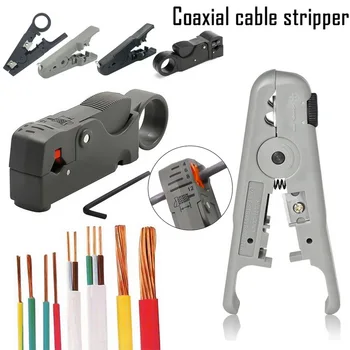 

Wire Stripper Automatic Stripping Pliers Cable Stripping Cutter Crimper Crimping Tools Hexagon Wrench Multifunction