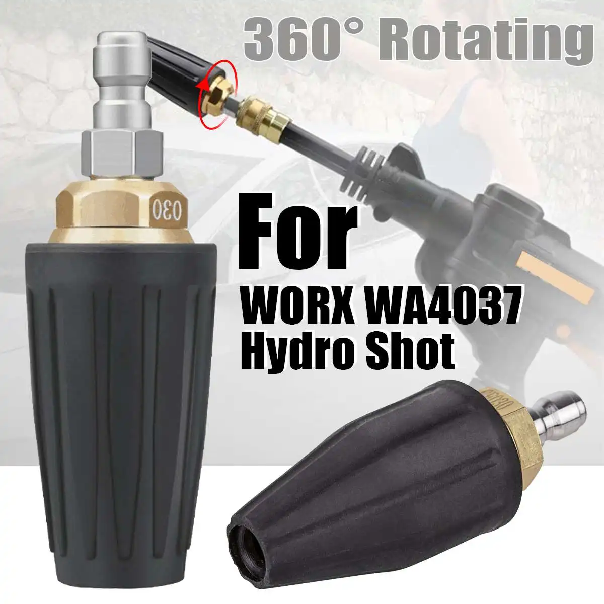 

Turbo Water Nozzle Accessory For WORX WA4037 Hydro Shot