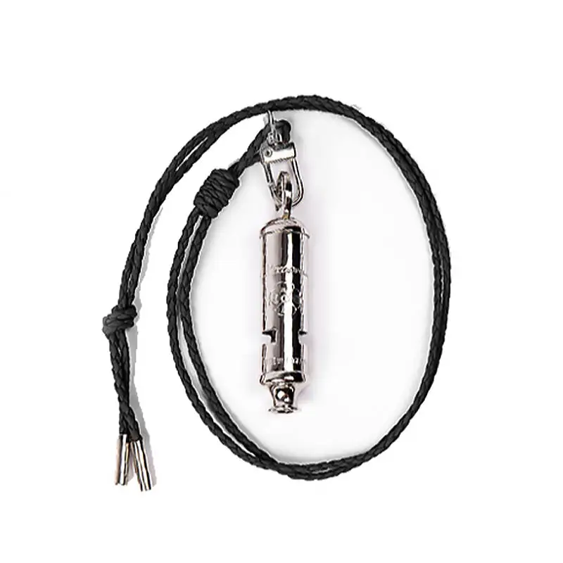 ACME peace whistle 15 Серебряный памятный Металлический Свисток британского происхождения с двойной полостью для вырезания мака ремесло - Цвет: Черный