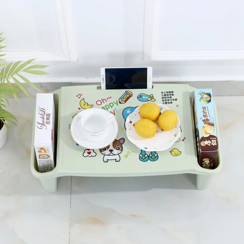 

Plastic Lazy Desk Children Small Desk Laptop Table CHILDREN'S Study Desk Multi-functional Small Table