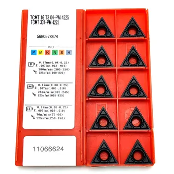 

TCMT16T304 TCMT16T308 Carbide insert External turning tool turning insert CNC lathe tools high quality hard alloy insert TCMT