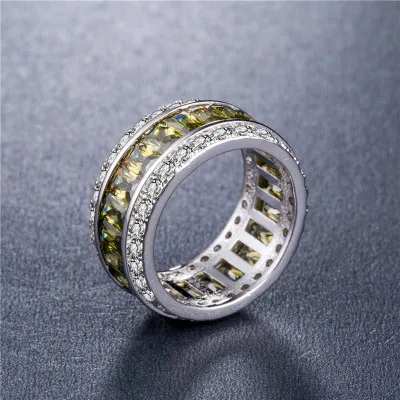 Milangirl Luxury Romantic Zircon Wedding Engagement Round Circle Couple Rings for women Jewelry Ring wedding rings round rings womens ring couple rings cubic zircon ring finger rings jewelry rings ring jewelry
