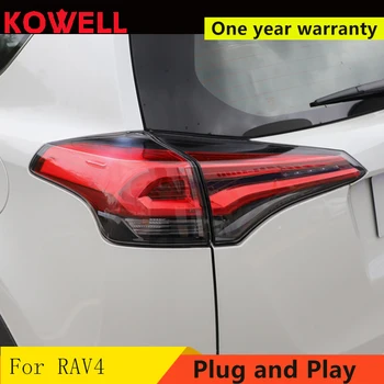 

Car Styling Tail Lamp case for Toyota RAV4 taillights 2016-2019 Tail Lights LED Rear Lamp LED tail lights