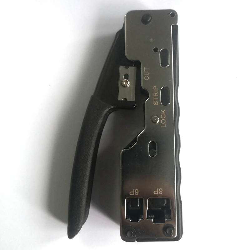 Горячая XD-1Pcs кабельный зажим с перфорированной кристаллической головкой обжимной инструмент Многофункциональный кабельный зажим плоскогубцы
