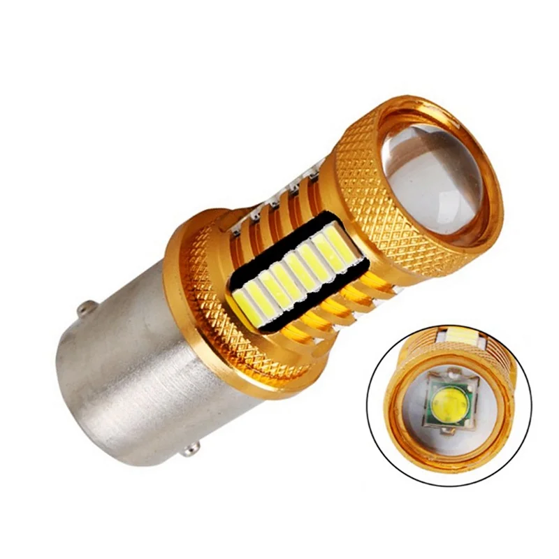 2 шт. 1156 7506 BA15S P21W R5W 1200Lm CREE чипы светодиодный фонарь для автомобиля тормозной