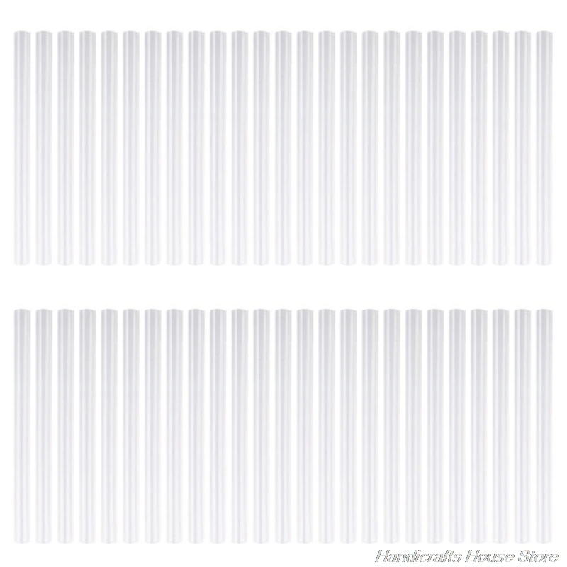 50Pcs 100mm 7mm 접착제 F03 21 용 핫 클리어 용융 접착제 스틱, 도매 드롭쉬핑