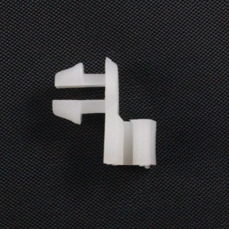 KE LI MI Auto White Plastic Door Lock Rod Clip Fasteners Car door side