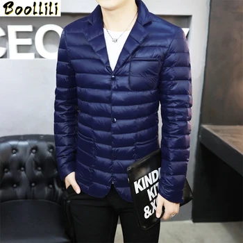 

Boollili 2020 Ultra Light Down Jacket Men Autumn Winter Duck Down Puffer Jacket Men Casual Korean Coat Men's Jackets