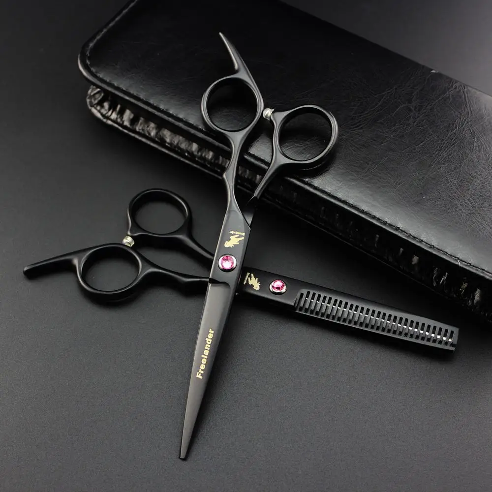 6.0 Hairdressing Scissors 440C Professional Barber Cutting Scissors Thinning Shears Hair Scissors