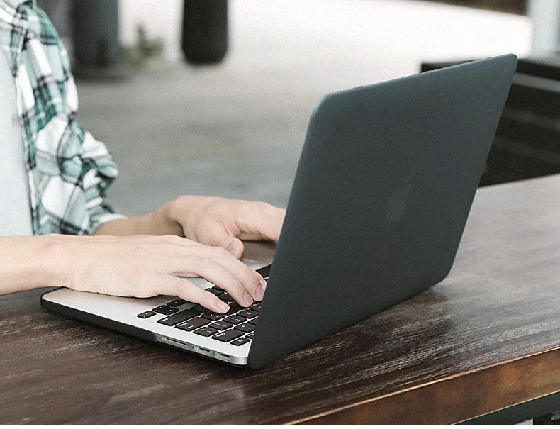 Black Матовый чехол для ноутбука Macbook Pro retina Air Touch Bar 11 12 13 15 дюймов+ Защитная пленка для экрана(подарок)+ чехол для клавиатуры(подарок) A2159 - Цвет: Black
