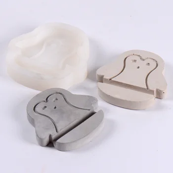 

Phone Holder Concrete Mold Cartoon Monkey Shaped Cell Phone Bracket Epoxy Resin Mould