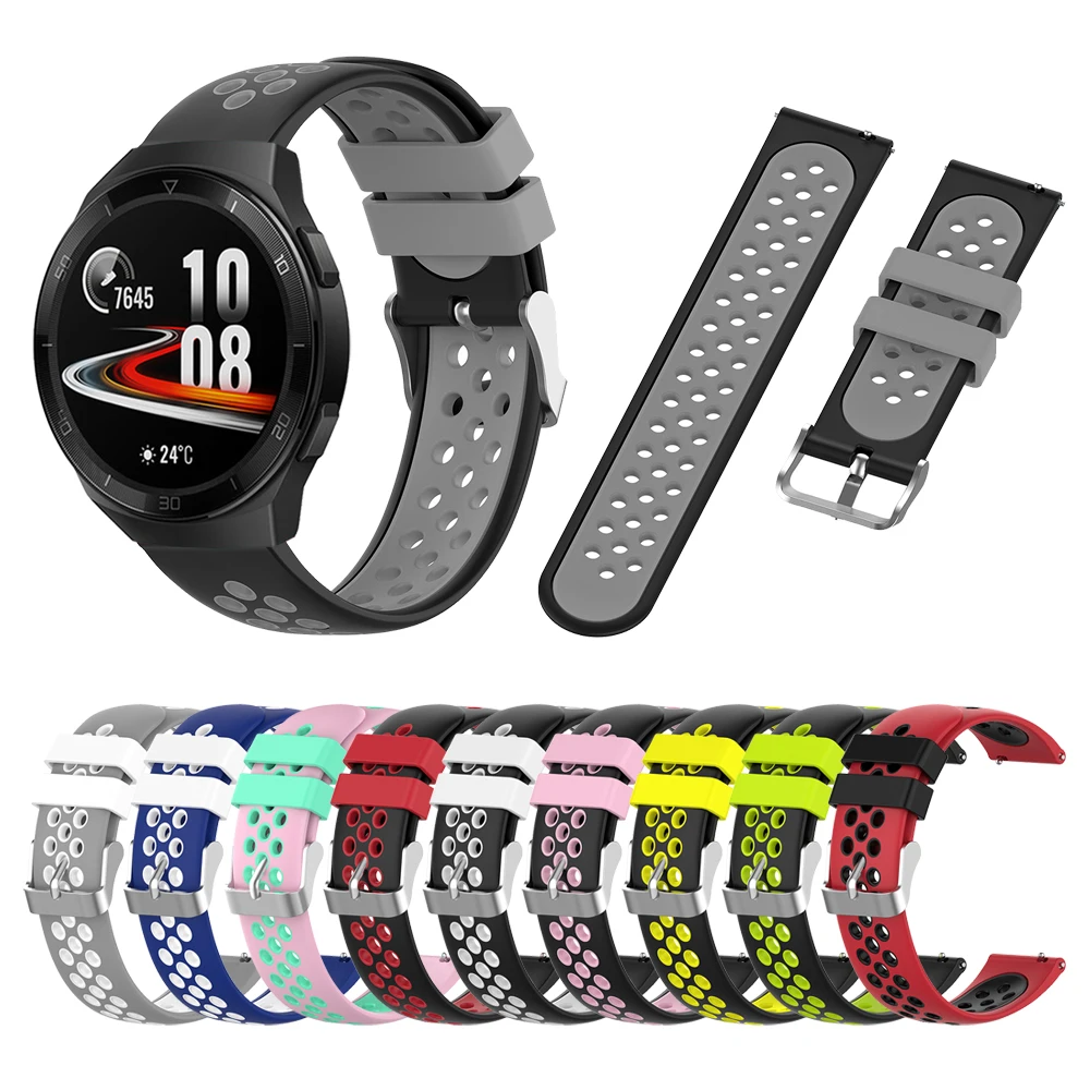 Banda di Silicone Per HUAWEI OROLOGIO GT 2e GT2e Cinturino Bracciale  Cinturino per HUAWEI OROLOGIO GT 2 46 millimetri 42 millimetri wristBand  Cintura Correa|Watchbands| - AliExpress