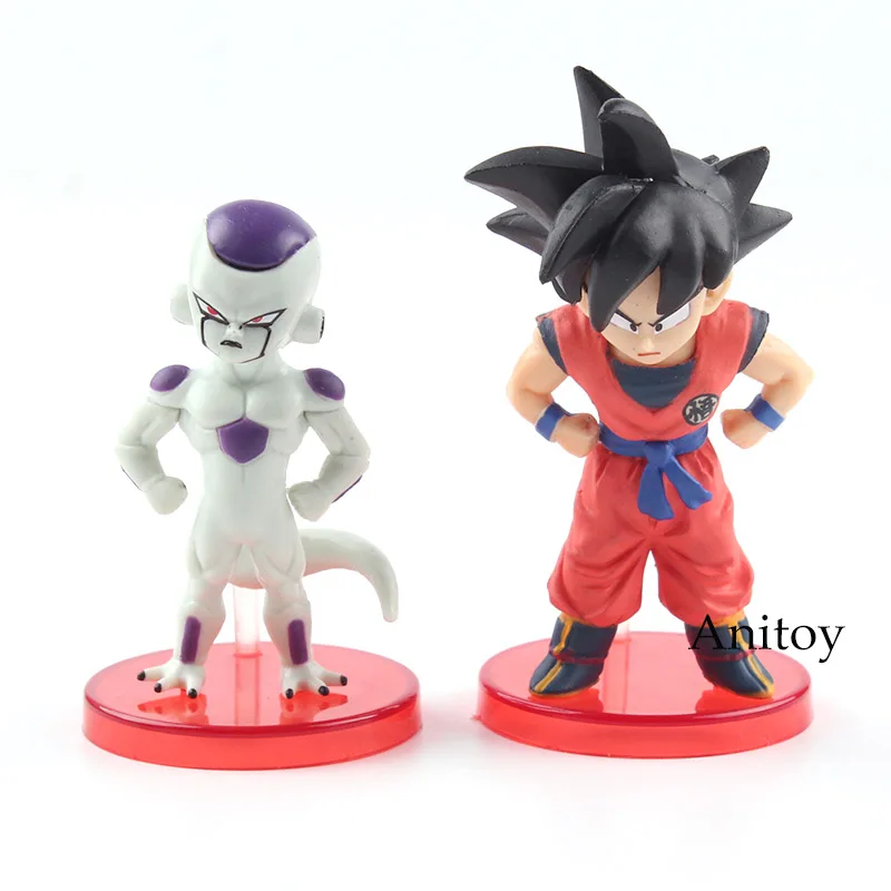 Dragon Ball Z Сон Гоку против Фриза ПВХ Фигурки Коллекционная модель игрушки 2-pack 6-7,5 см KT4768