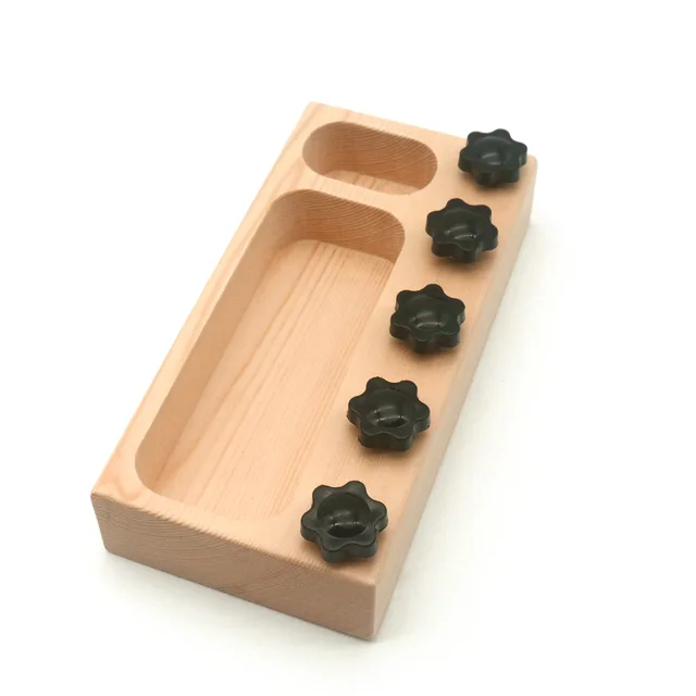 Wooden Montessori Screw Driver Board Basic Skills Bead Game Mentssori Educational Learning Toys for Child Birthday Gifts J2664Y 2