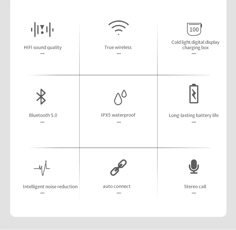 Q62 светодиодный цифровой дисплей беспроводные наушники Bluetooth 5,0 стерео спортивные наушники с кнопками управления IPX5 водонепроницаемые наушники с Ушными крючками