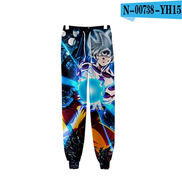 3d-014 Dragon Ball Goku 3D печатные спортивные штаны модные Harajuku повседневные штаны для бега теплые спортивные брюки тонкие уличные мужские/женские брюки - Цвет: 3d-014