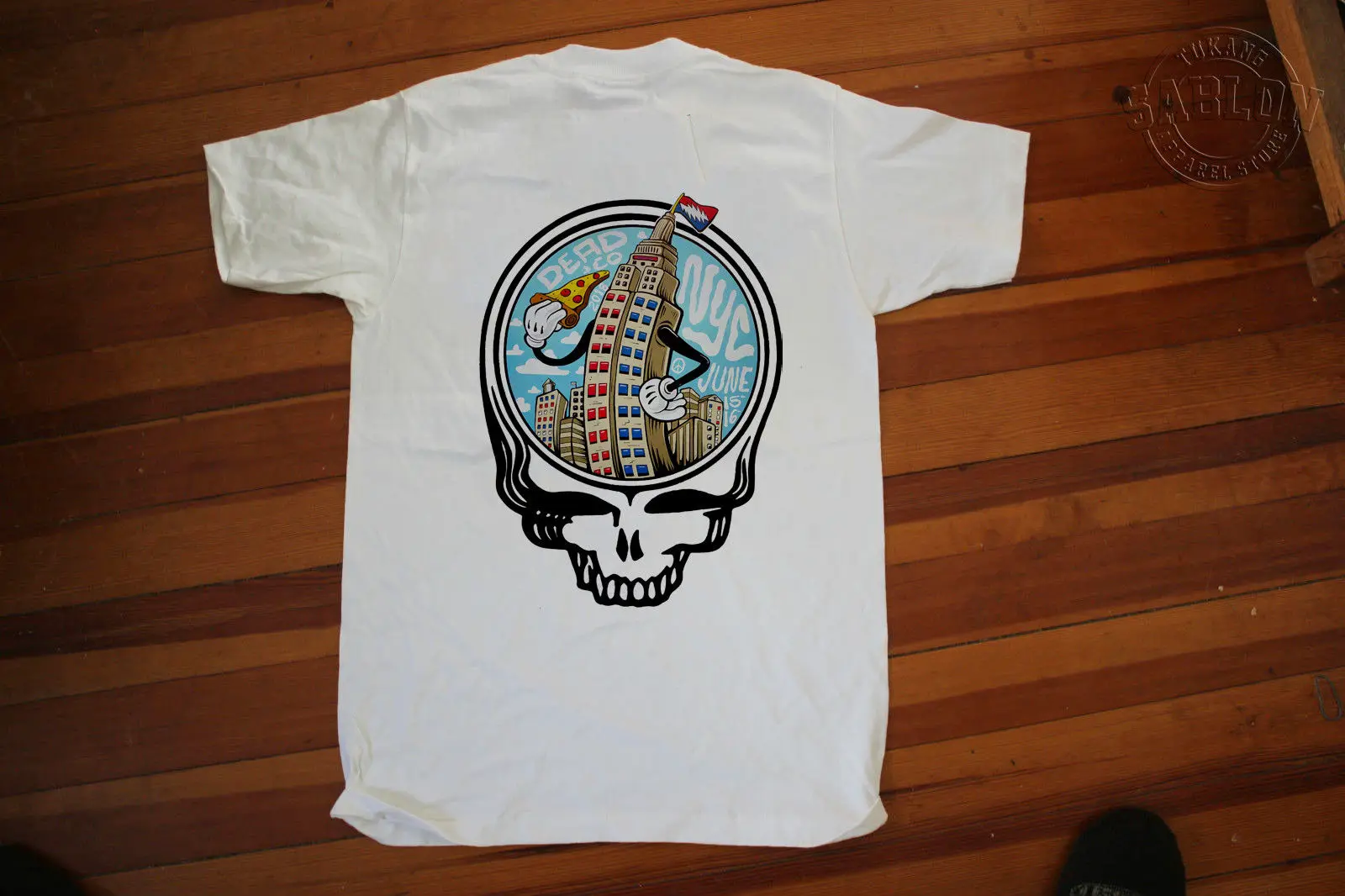 Футболка с надписью «Dead And& Company Tour », S-3XL летняя футболка с круглым вырезом,, дешевые футболки
