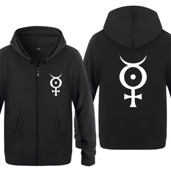 

Marilyn Manson Rock Music Sweatshirts Men 2018 Mens Zipper Hooded Fleece Hoodies Cardigans