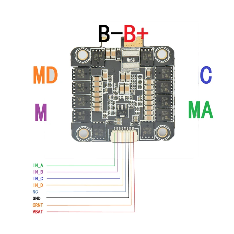 JMT REV35 35A blheli _ S 2-6S 4 в 1 ESC встроенный датчик тока для RC Racer FPV аксессуары