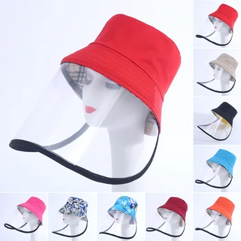 

Anti Saliva Outdoor Protection Fisherman Hat Waterproof Cap Clear Anti-droplets Anti-fog Dust-proof Face Shield Detachable
