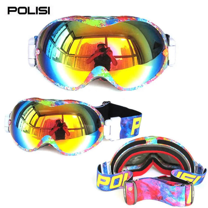 de esqui anti-nevoeiro lente profissional óculos de esqui w320