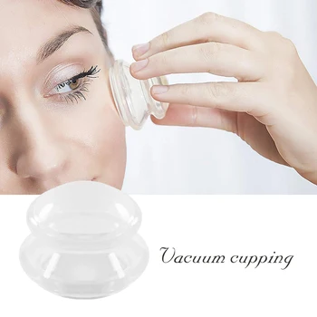

Silicone Vacuum Cup Meridian Dredge Transparent Cups Suction cans Health Care Sucker Body massage Ventosa Muscle Relax Relief