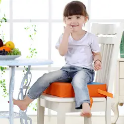 Регулируемая моющаяся переносная Подушка-подстилка для детского кресла FuToddler со съемным чехлом, складной стул для столовой, увеличивающая
