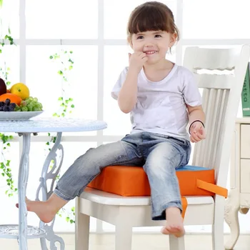 

Baby Seat Pads FuToddler Washable Portable Chair Booster Removable Cover Foldable Dining Chair Heightening Cushion