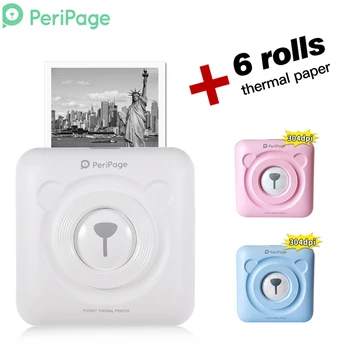 

High Resolution 304 DPI Pocket Photo Printer Mini Photo Bluetooth Printer For Mobile phone Android and iOS Gifts