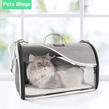 

Pets Bingo Breathable Cat Backpack Carrier Shoulder Dog Handbag Portable Travel Carrying Bag Suitable for< 7.5kg Pet Supplies
