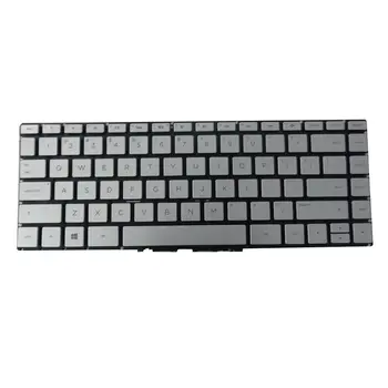 

JIANGLUN Silver Backlit Keyboard for HP Pavilion X360 14-BA 14T-BA Laptops