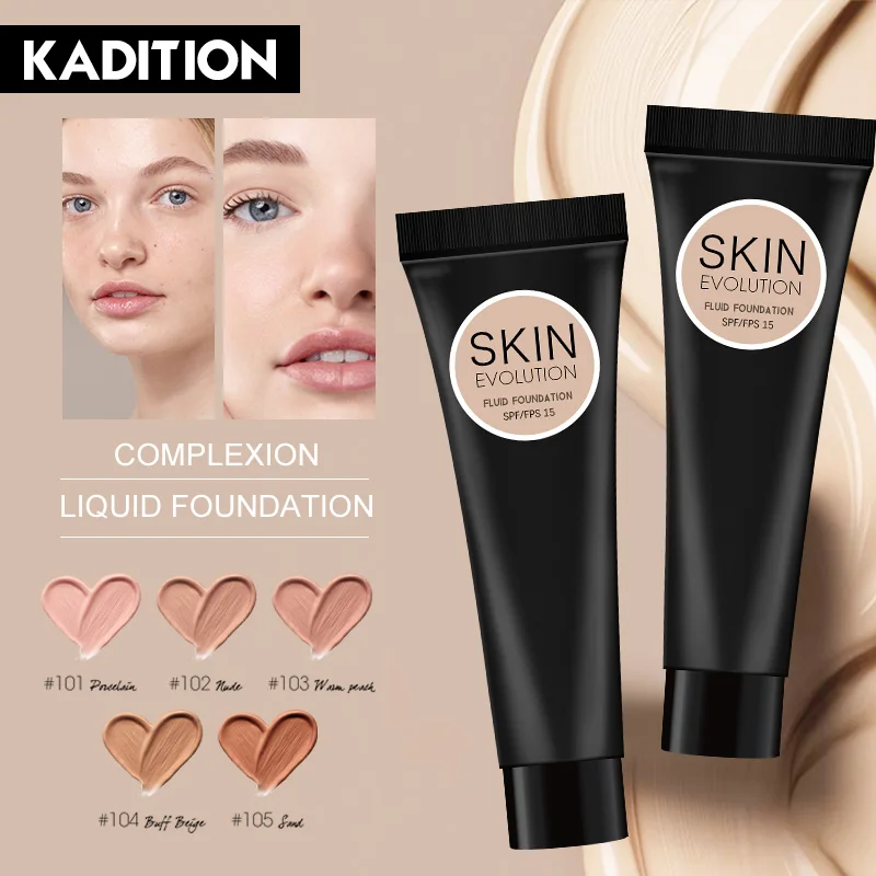 

KADITION Color Makeup Waterproof Resistant Concealer Circle Liquid Professional Makeup Full Coverage Coating Face Foundation
