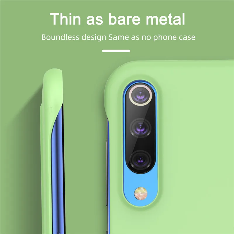 Lovebay тонкий скраб Жесткий PC Бескаркасный чехол для телефона для Xiaomi Mi9 Mi9 SE карамельный цвет матовый чехол для Redmi K20 задний Чехол без полей