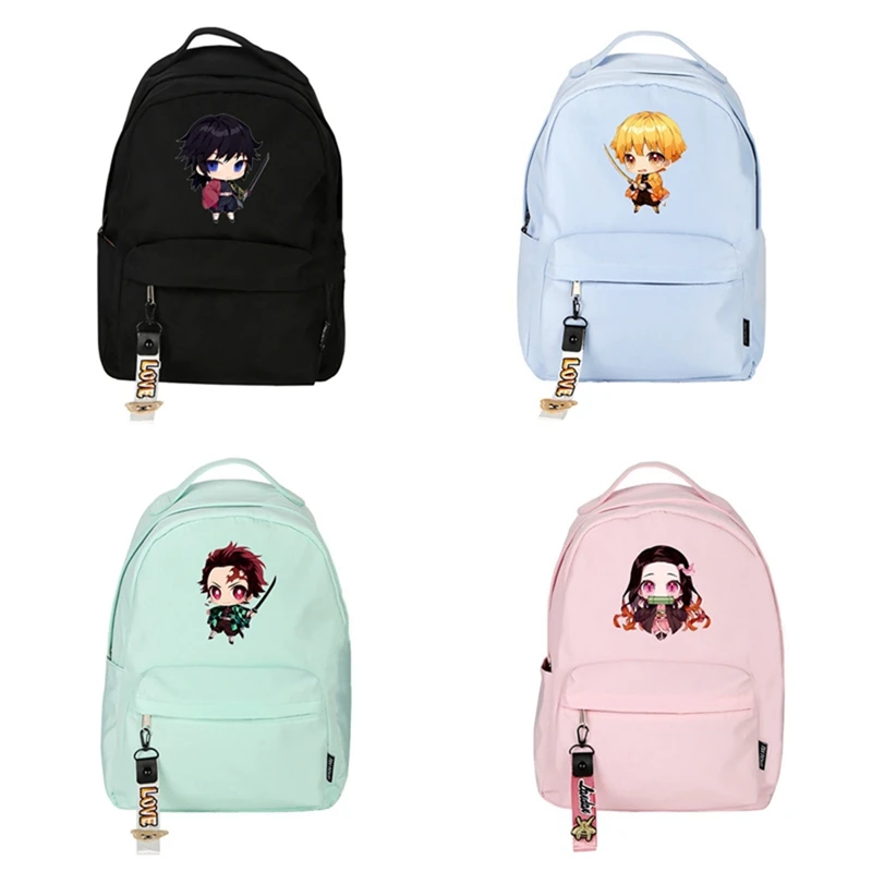 Anime Backpacks Demon Slayer: Kimetsu no Yaiba Backpack Shoulders Bag School Bookbag Travel Bag