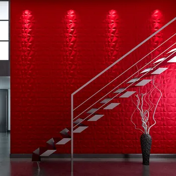 

30×30 cm 3D Wall Panels Diamond Design Waterproof Moisture-proof, Interior Wall Decoration Tiles, PVC
