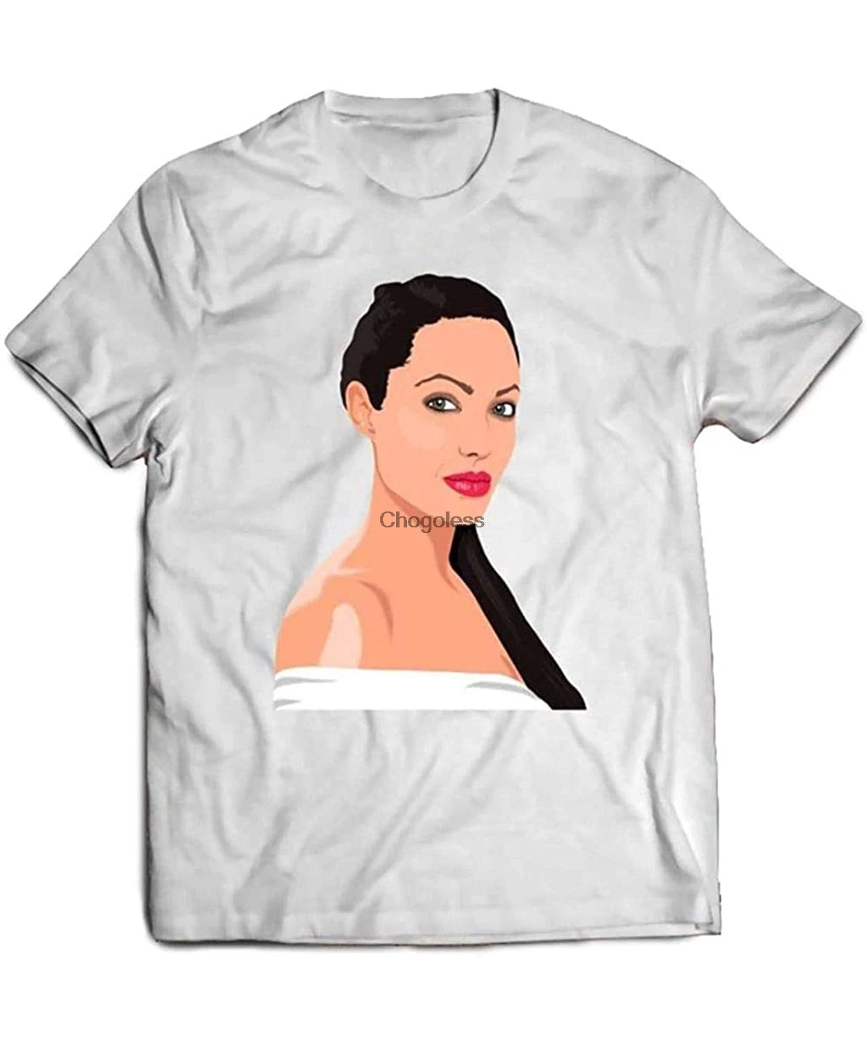 Классическая футболка Анджелина Джоли TeeNbspShirt забавные Графические футболки