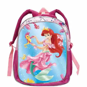 

The Little Mermaid Ariel Backpack Princess Kids School Bag Fairy Tale Schoolbag Book Bags for Teen Girls mochila Bolsa