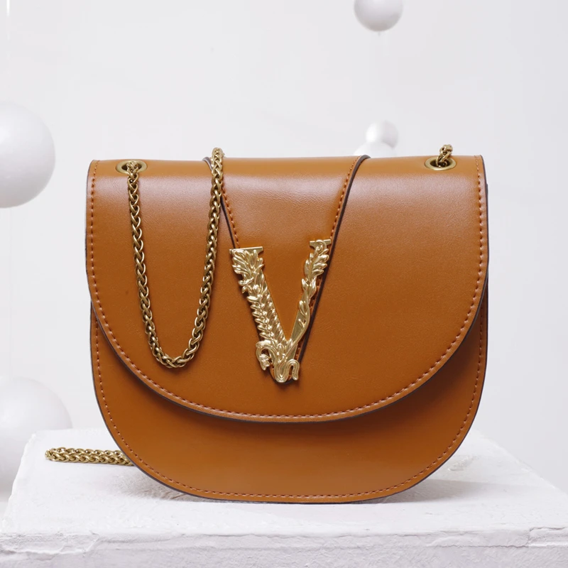 

Half Moon Shape Crossbody Bag for Women 2020 New Fashion One-shoulder Messenger Chain Flap Bags Ladies Party Purses and Handbags