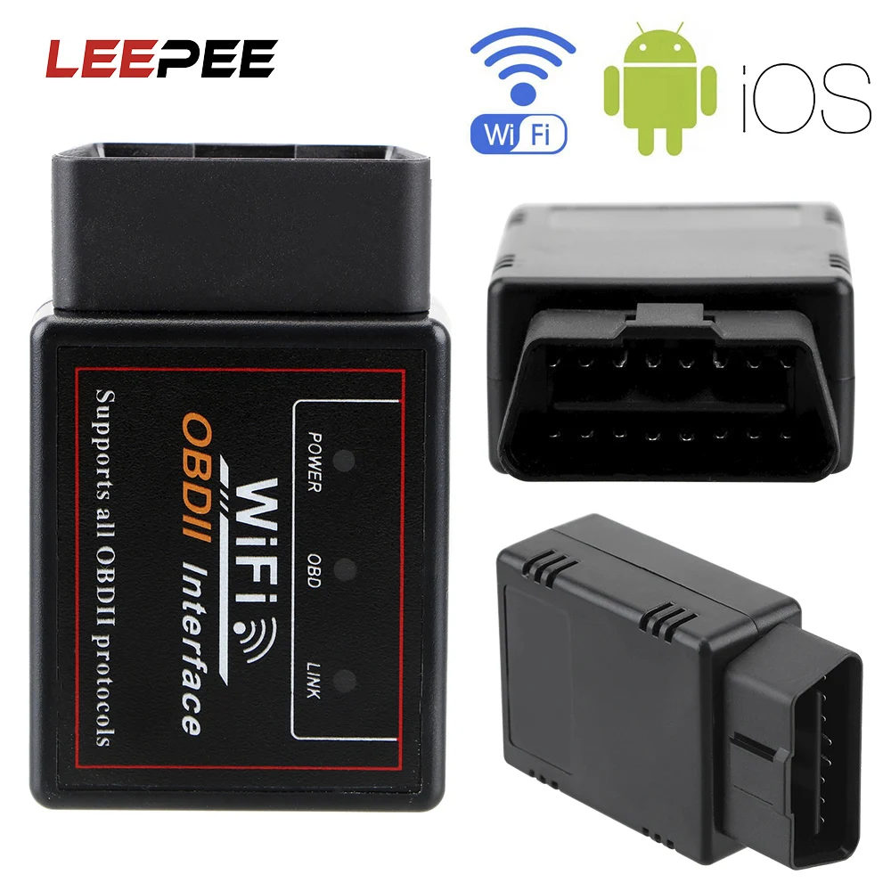 Автомобильный диагностический инструмент LEEPEE для Android/IOS 2 считыватель кодов