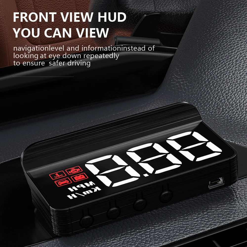 M3 voiture électronique HUD projecteur affichage multifonctionnel compteur  de vitesse numérique affichage Auto OBD2 GPS affichage tête haute  accessoires - AliExpress
