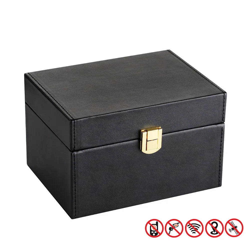 

FLYJ Car key Bag Car Fob Signal Blocker Faraday Bag Signal Blocking Bag Shielding Pouch Wallet Case key cover box