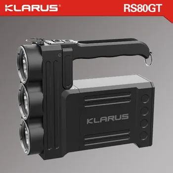 

KLARUS RS80GT mummy 4 strong-light flashlight, 10,000 lumens charge probe, search for search and rescue